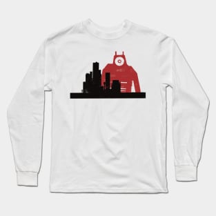 Giant robot attack Long Sleeve T-Shirt